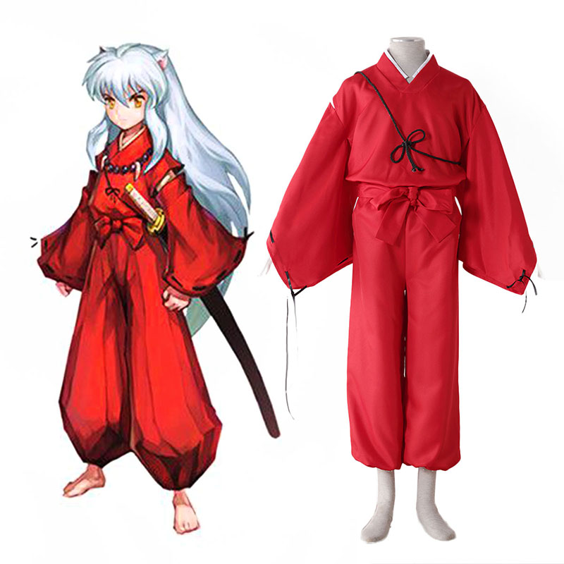 Inuyasha 2 Red Cosplay Costumes Canada
