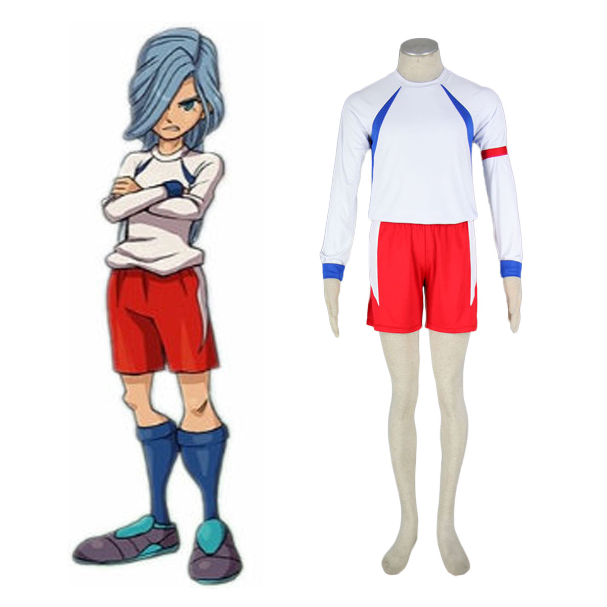 Inazuma Eleven British Team Soccer Jersey 2 Cosplay Costumes Canada