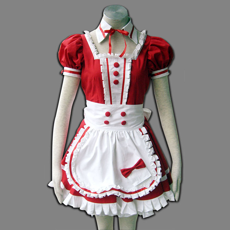 Red Maid Uniform 6 Cosplay Costumes Canada