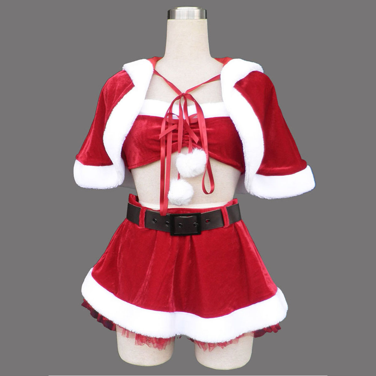 Red Christmas Lady Dress 5 Cosplay Costumes Canada
