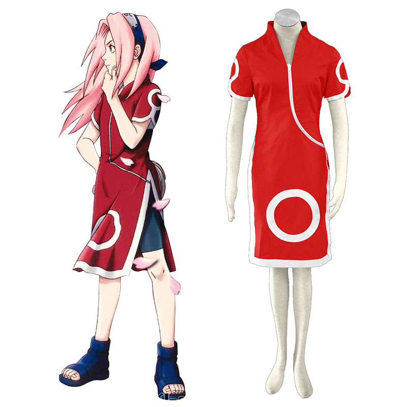 Naruto Haruno Sakura 1 Cosplay Costumes Canada