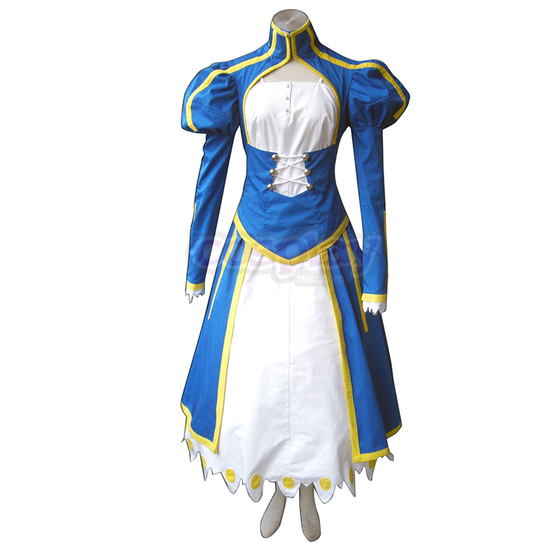 The Holy Grail War Saber 1 Blue Cosplay Costumes Canada