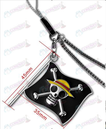 One Piece Accessories-Luffy pirate flag phone chain