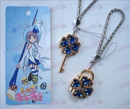 Shugo Chara! Accessories movable couple phone chain (blue)