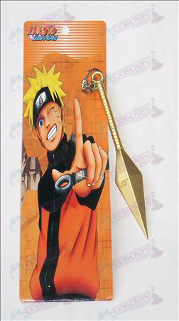 Naruto suffer no knife buckle (gold 15cm)