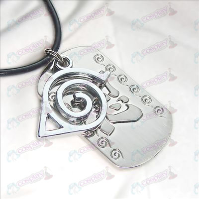 Naruto - konoha double tag necklace