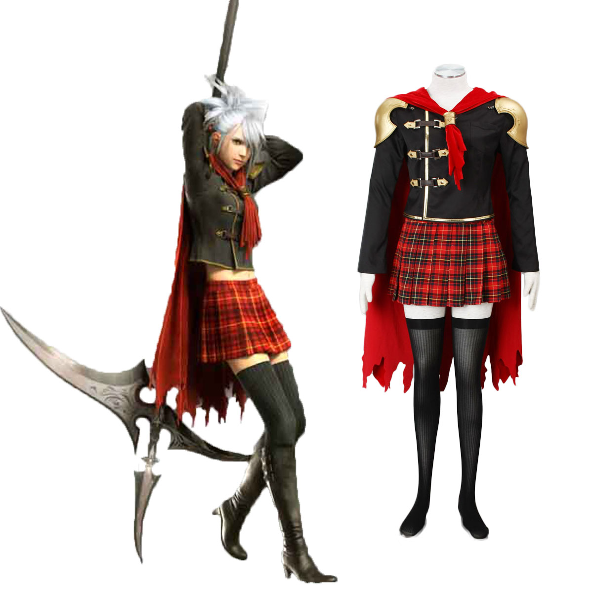 Final Fantasy Type-0 Sice 1 Cosplay Costumes Canada