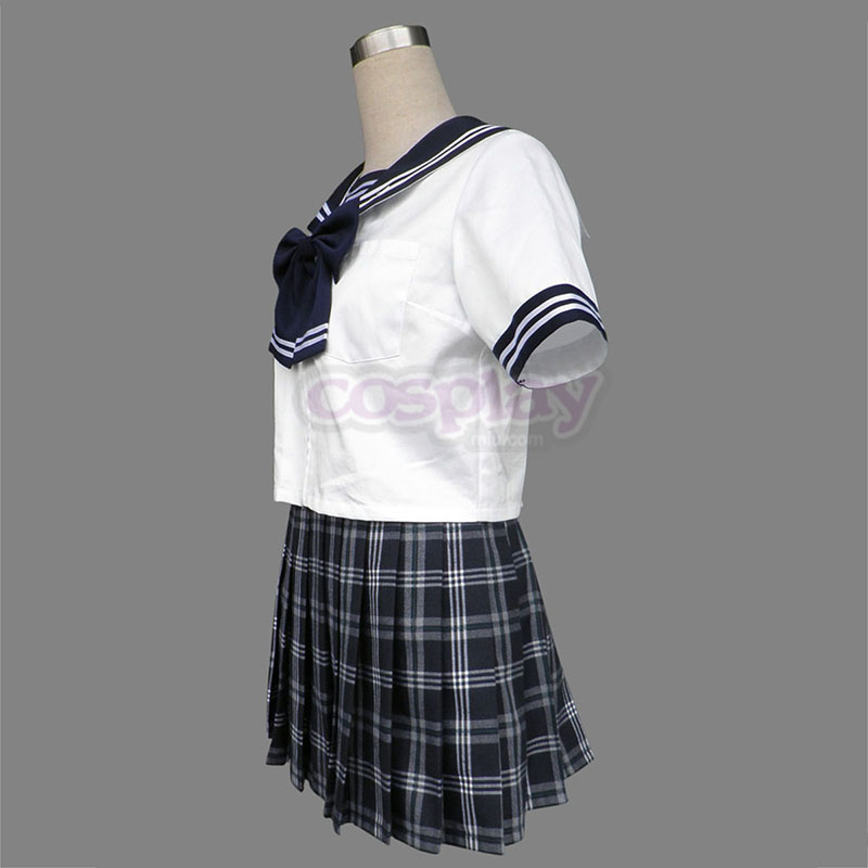 Sailor Uniform 5 Black Grid Cosplay Costumes Canada