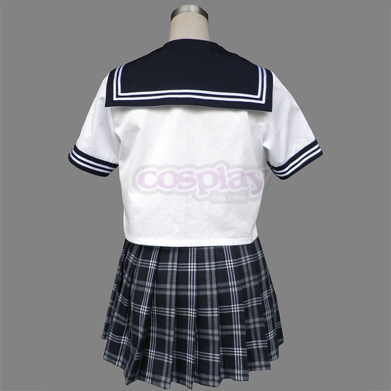 Sailor Uniform 5 Black Grid Cosplay Costumes Canada
