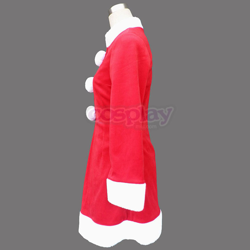 Red Christmas Lady Dress 6 Cosplay Costumes Canada