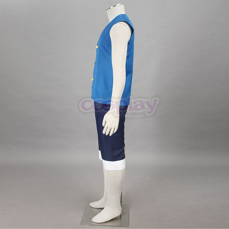 One Piece Monkey D. Luffy 2 Blue Cosplay Costumes Canada