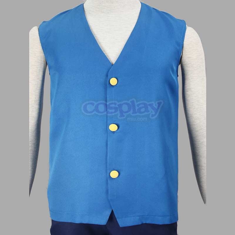 One Piece Monkey D. Luffy 2 Blue Cosplay Costumes Canada