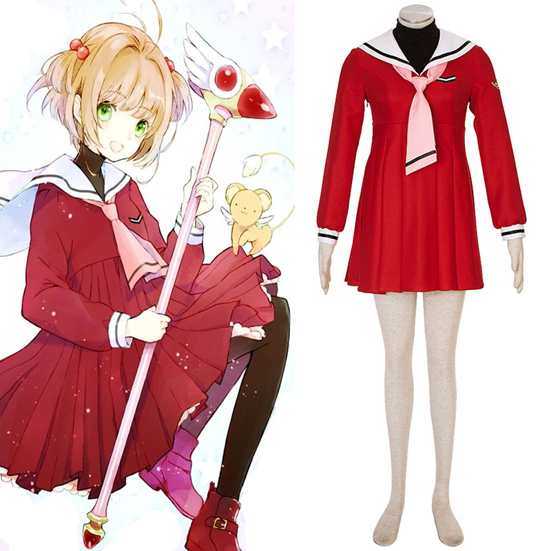 Cardcaptor Sakura Kinomoto Sakura 4 Red Sailor Cosplay Costumes Canada
