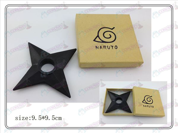 Naruto Shuriken classic boxed (black) plastic