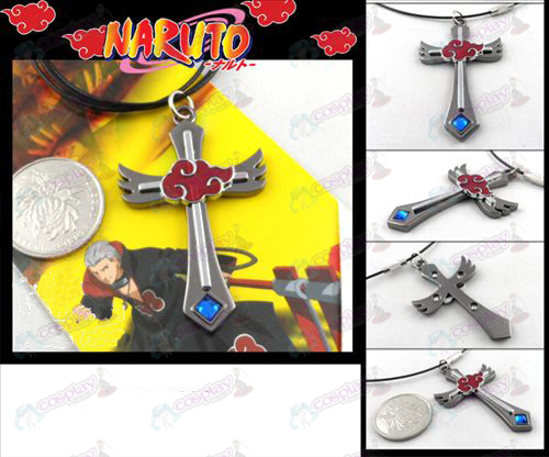 Naruto Red Cloud Necklace gun color