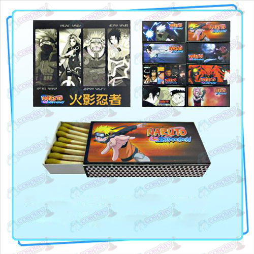 Packed Naruto matches (small box containing 8)