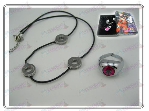 Uchiha Itachi necklace + ring (piece)