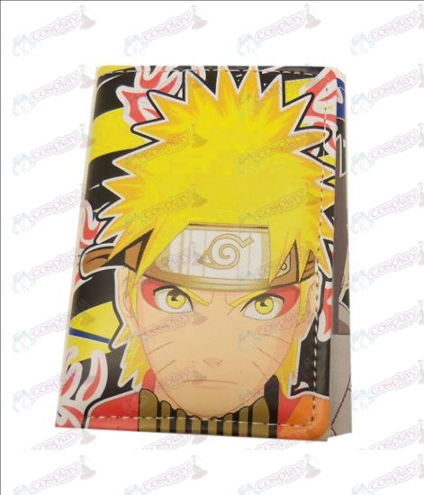 Naruto fold leather wallet