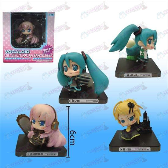 4 models Hatsune black floor doll (sets)