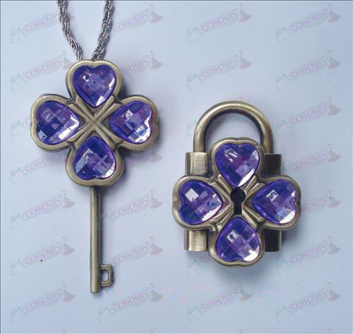 Shugo Chara! Accessories couple Lock Set (Purple)