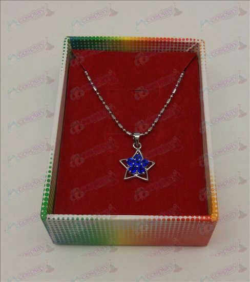 Lucky Star Accessories Diamond Necklace (Blue)