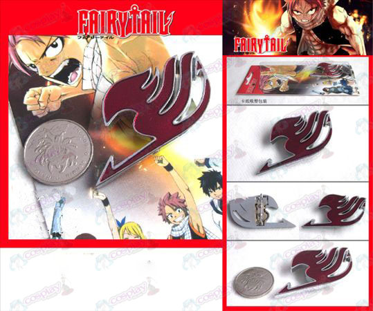 Fairy Tail (red) Brooch