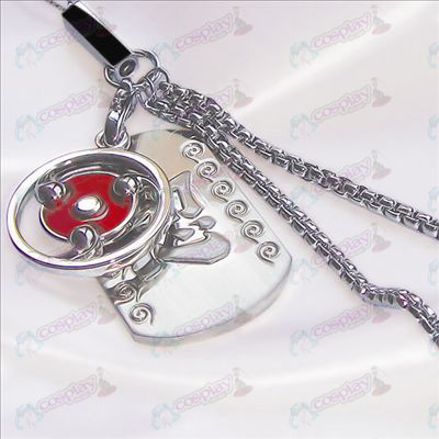 Naruto - Golden write round eyes dual card mobile phone chain