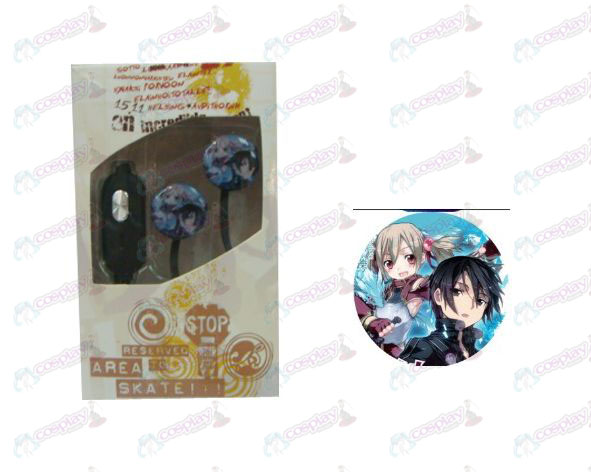 Flat line can voice headset Sword Art Online Accessories Tong and Asuna