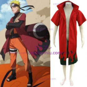 Naruto Uzumaki Naruto Sage Red Cosplay Costume