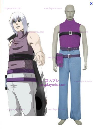 Naruto Suigetsu Hozuki Cosplay Costume
