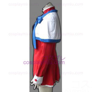 Kanon Girl Blue Edge Scarf Uniform Cosplay Costume