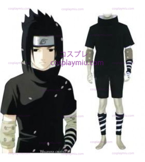 Naruto Uchiha Sasuke Cosplay Costume - Black Cape