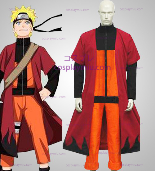 Naruto Uzumaki Naruto Sage Cosplay Coat