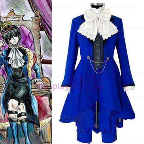 Kuroshitsuji Ciel Phantomhive Blue Cosplay Costume