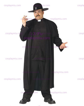 Deluxe Priest Adult Plus Costume