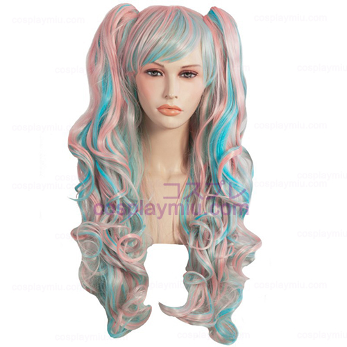 Blue And Pink Cosplay Adult Wig