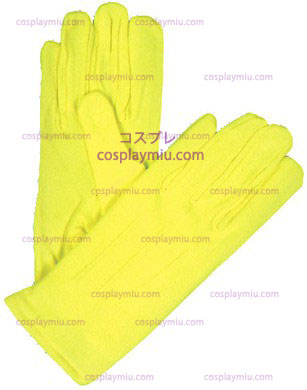 Gloves Nylon W Snap Neon Yellow
