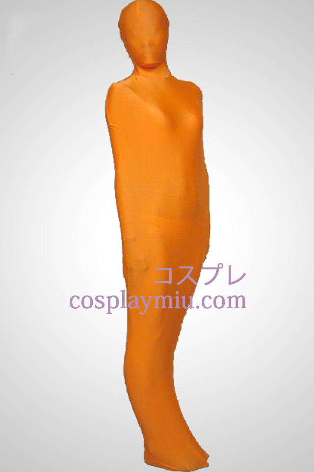 Orange Mummy Style Lycra Zentai
